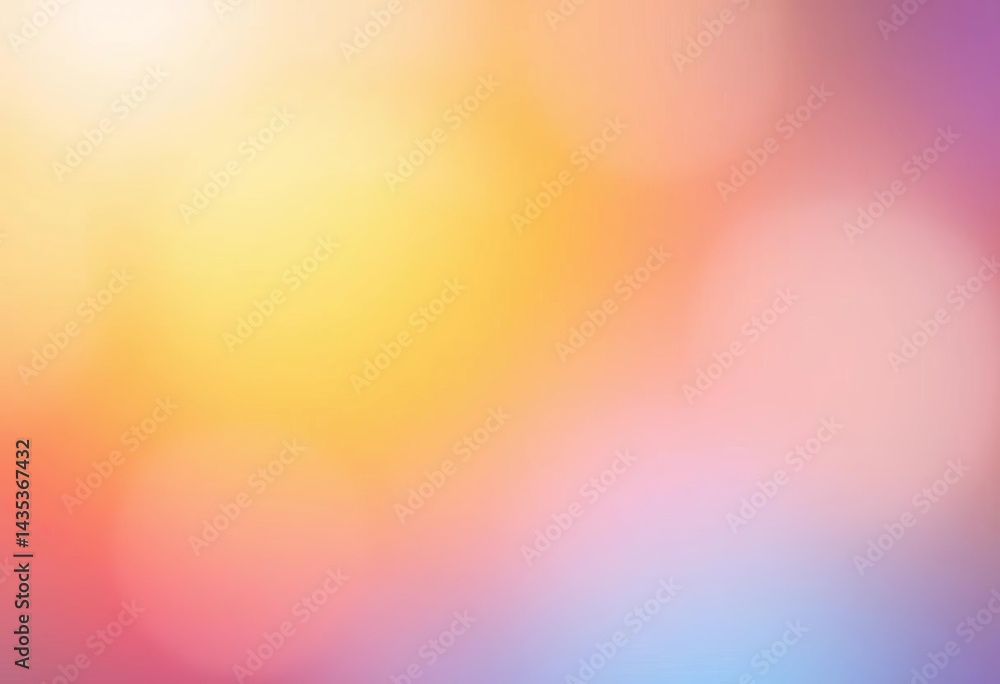 Obraz premium Grainy, vibrant gradient background transitioning smoothly from warm reds and oranges to cool greens and blues, illustration, backdrop