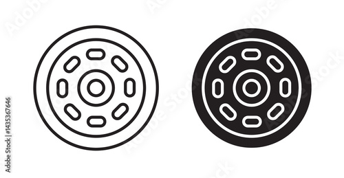 Human cells icons. Vector isolated elements concept