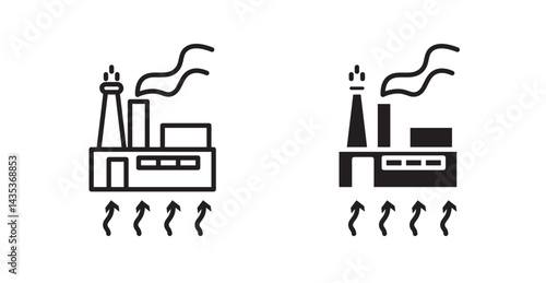 Geothermal Energy icons. Vector isolated elements concept
