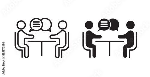 Counsel icons. Vector isolated elements concept