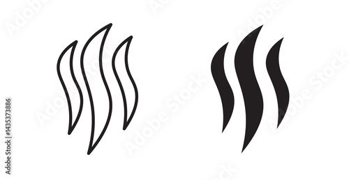 Aroma icons. Vector isolated elements concept