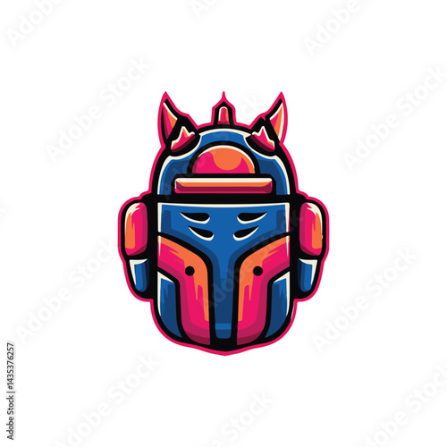 Retro Android Logo esports for gaming