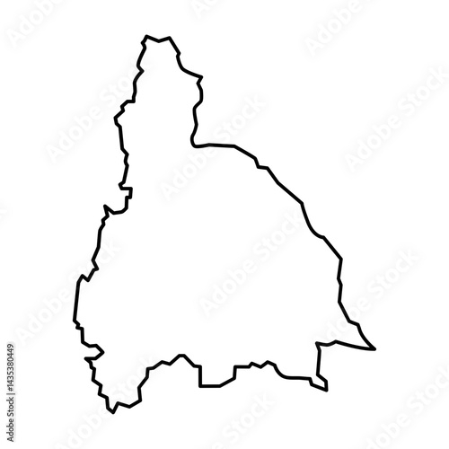San juan Argentina province map set
