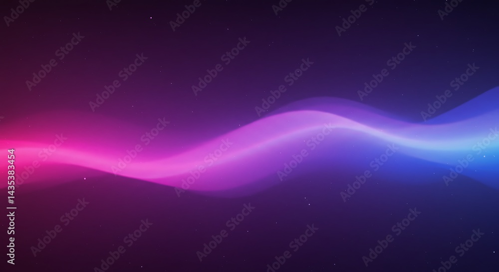 Obraz premium Neon Wave: Digital Dreamscape AI Generated