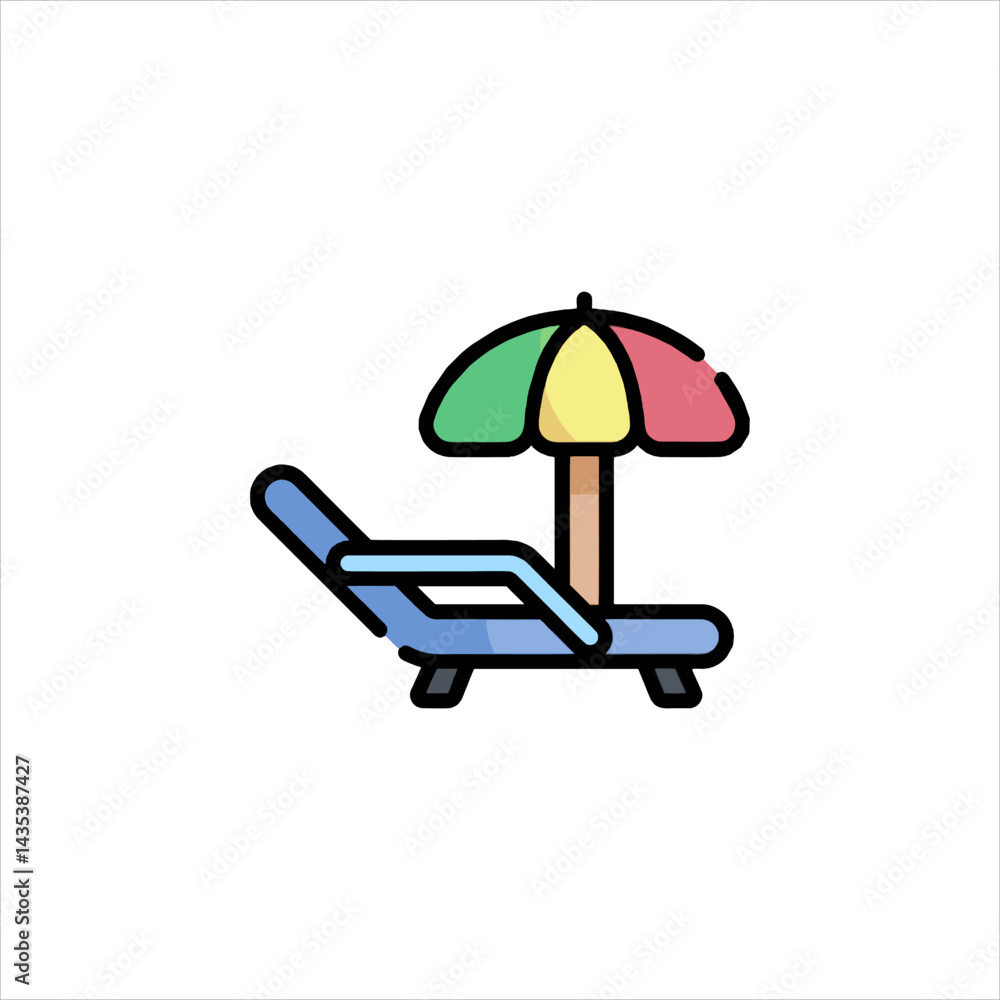 beach chair and umbrella beach chair and umbrella
