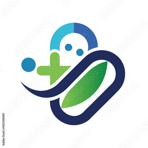 Simple logo design for a digital health solution showcasing innovation and care in healthcare technology for modern medical practices