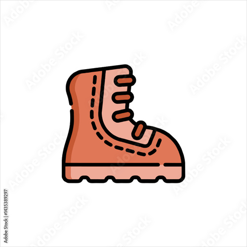 vector illustration of a shoe