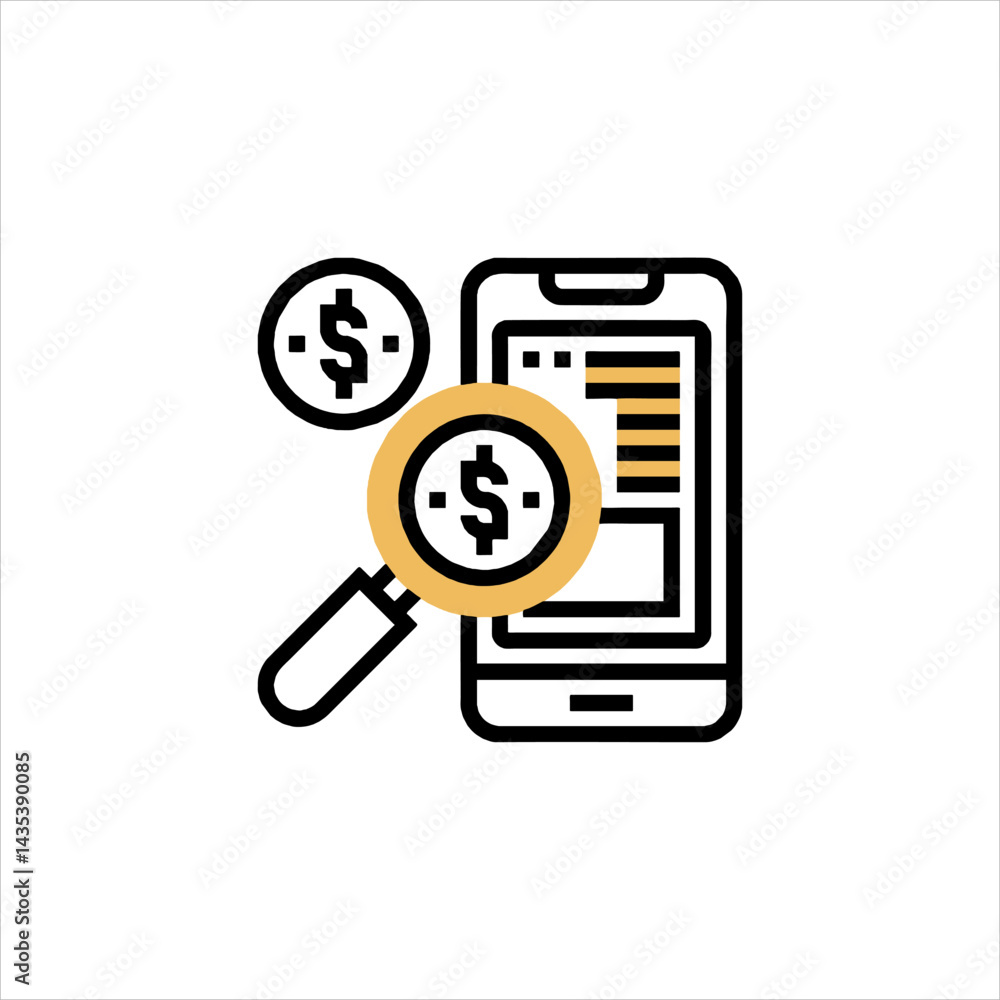 vector magnifying glass vector magnifying glass