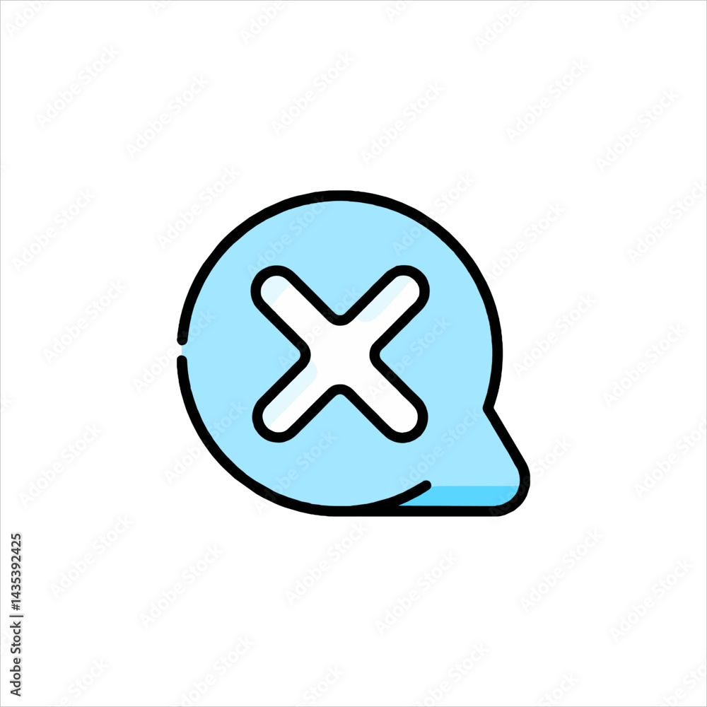 Obraz premium vector cross icon