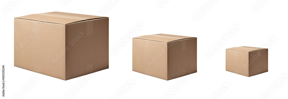 Various Sizes of Brown Cardboard Boxes for Packaging and Shipping Various Sizes of Brown Cardboard Boxes for Packaging and Shipping