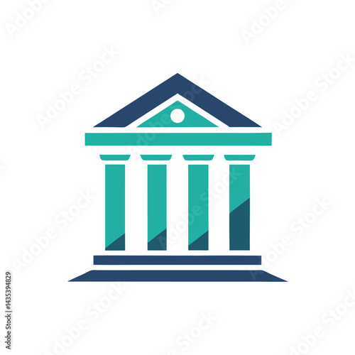 Minimalist logo representing a modern banking institution that emphasizes innovation and professionalism in financial services and customer relations