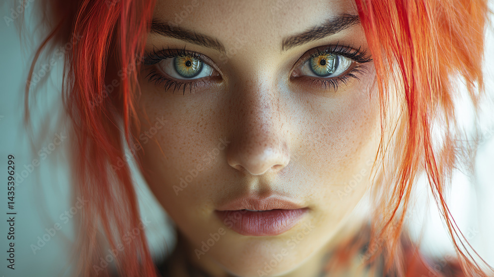 Obraz premium Close-up portrait of young woman (2)