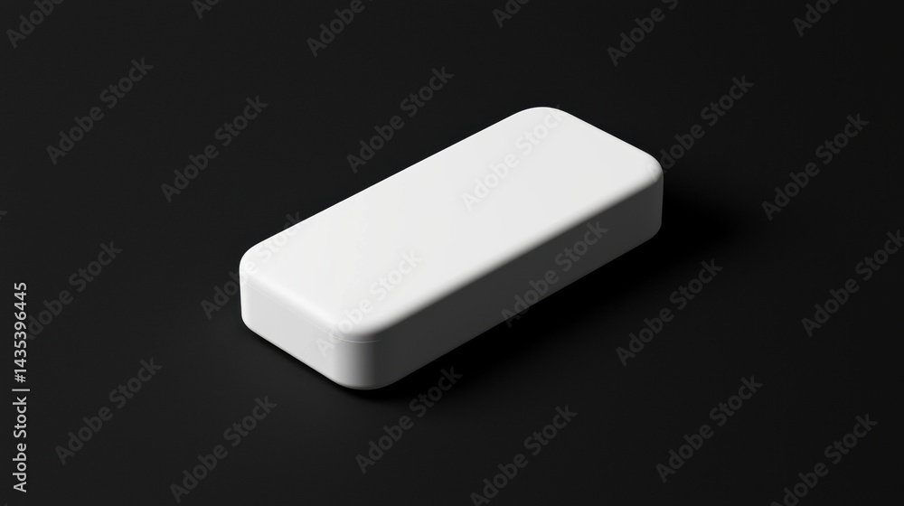 A white rectangular box with a rounded corner. A white rectangular box with a rounded corner.