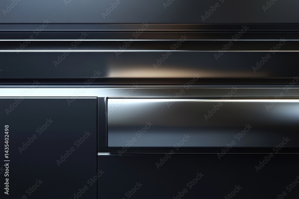 Modern metallic paneling Modern metallic paneling