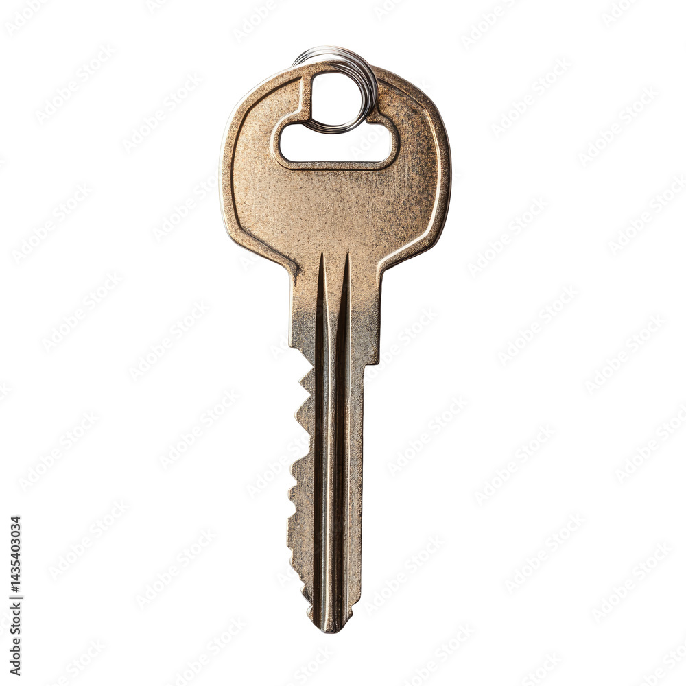 A single house key A single house key
