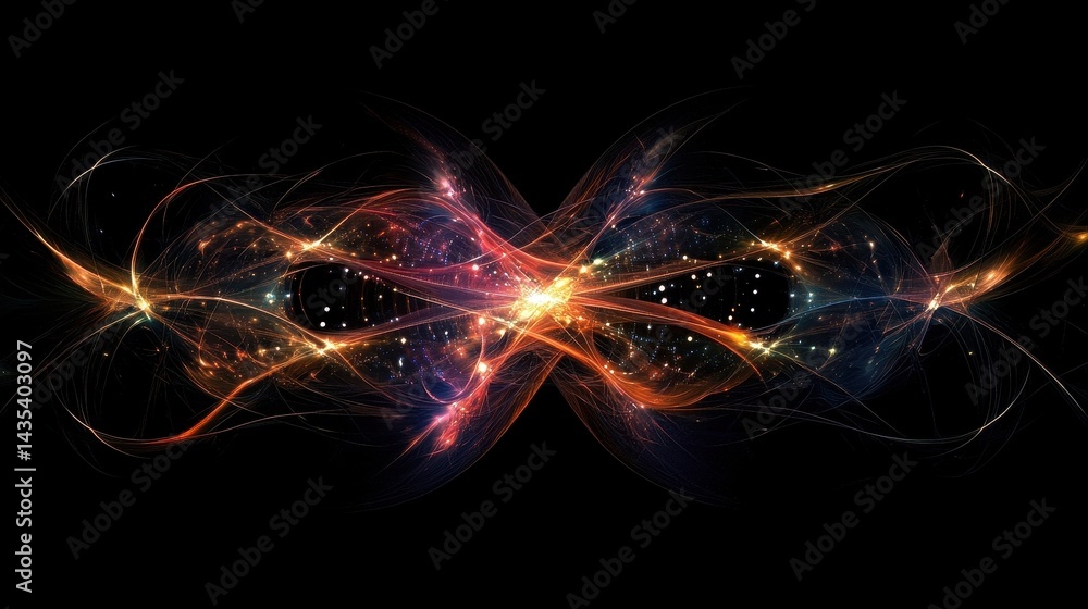 Obraz premium abstract infinity energy flow