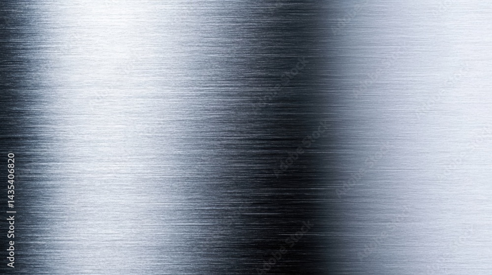 A textured metallic surface with a gradient of silver and black. A textured metallic surface with a gradient of silver and black.