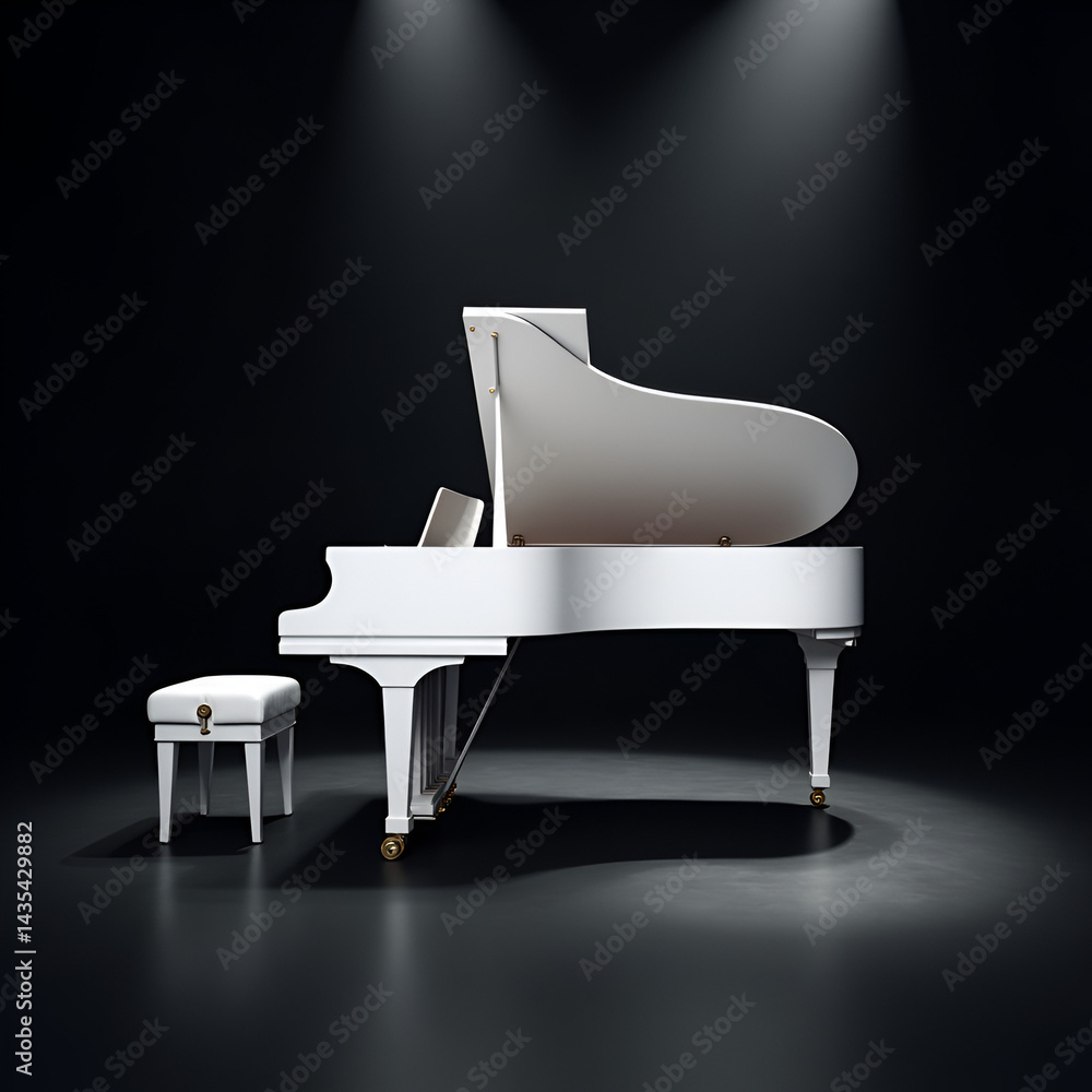 piano and chair