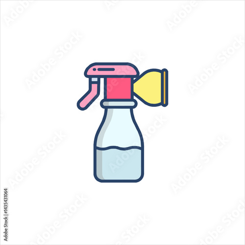 blue spray bottle