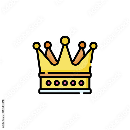 golden crown vector