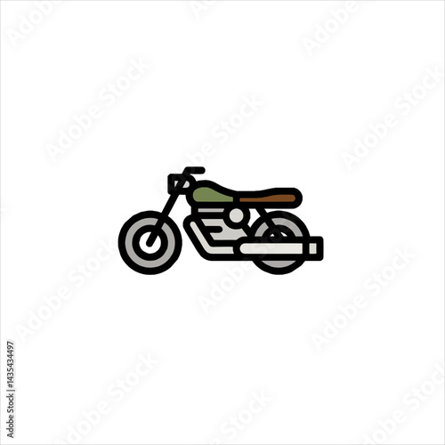 vector motorcycle icon