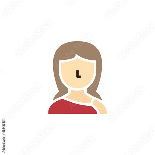 young woman face