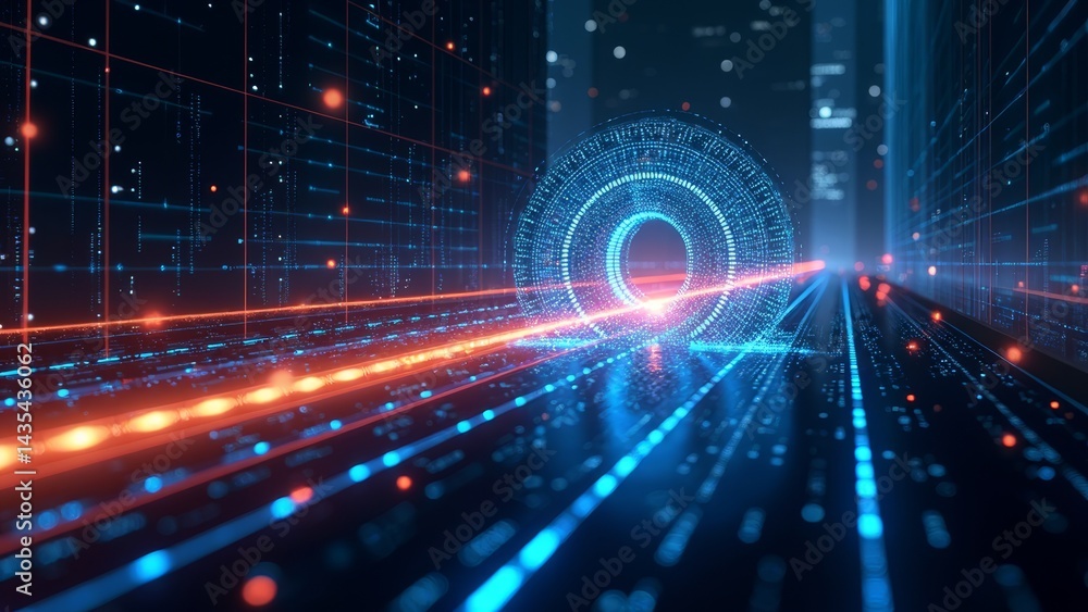 Technology driven Energy Loop Special Effects Image Technology driven Energy Loop Special Effects Image