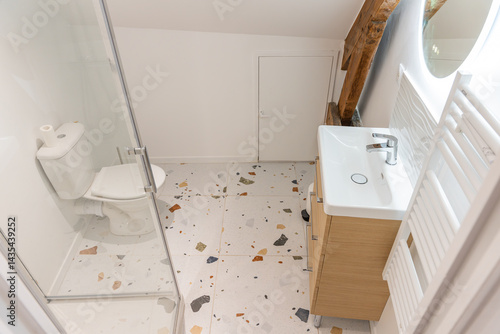 Fotografie Salle de bain moderne et élégante.