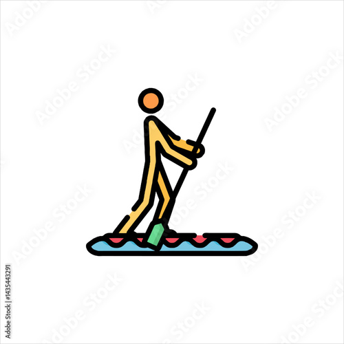 hockey stick figure
