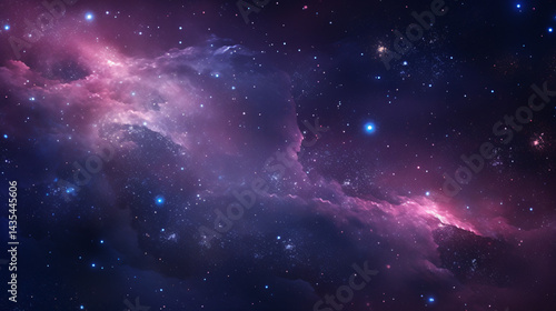 High-resolution galaxy wallpaper with pink and blue hues, depicting nebula space for a vibrant tech aesthetic.

