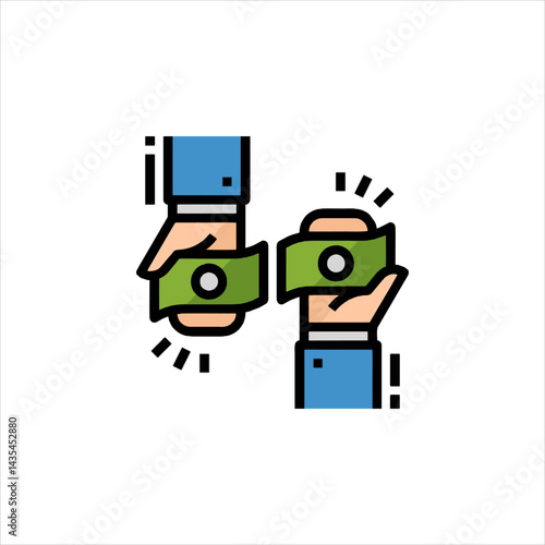 retro robot vector illustration