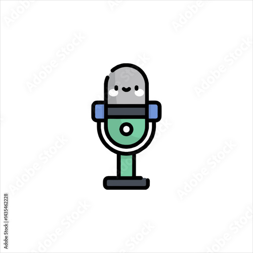 robot with microphone
