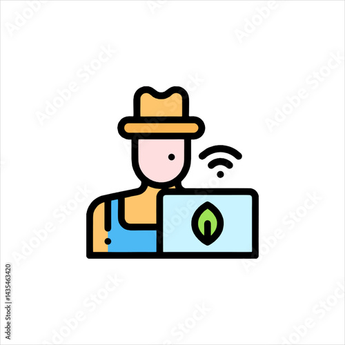 funny cartoon farmer