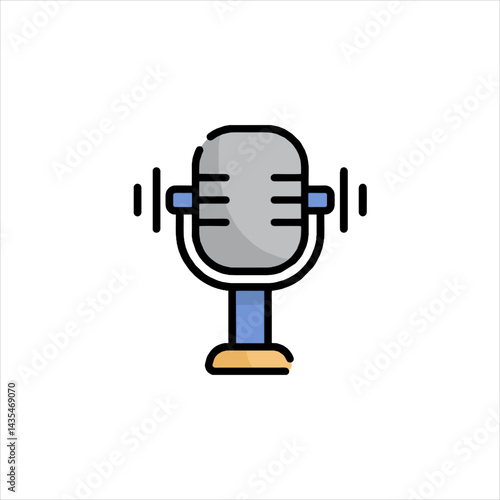 vector microphone icon