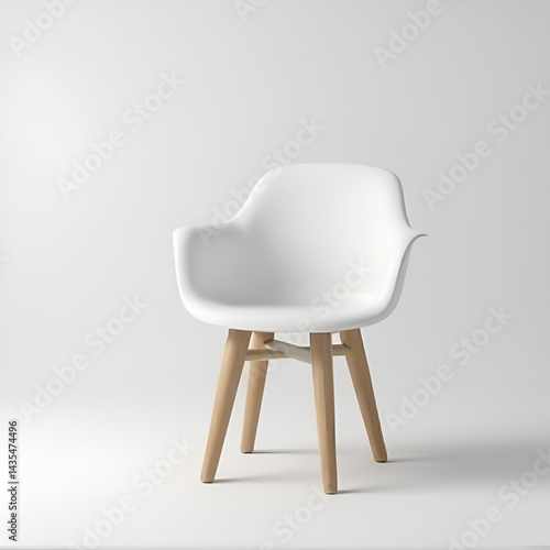 Obraz na płótnie chair on white w salonie