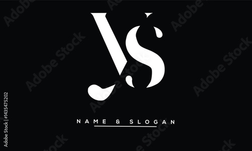 SY, YS Abstract Letters Logo Monogram