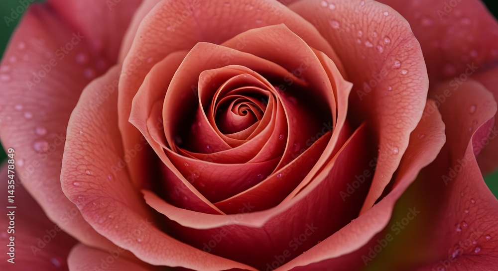 Dew-Kissed Rose: A Close-Up Study in Romantic Hues Dew-Kissed Rose: A Close-Up Study in Romantic Hues