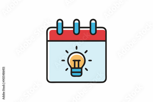 Basic Calendar Icon With Message