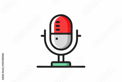 Basic Podcast Live Recording Indicator Icon