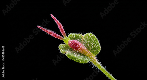 Wallpaper Mural flower of a plant with dark background Torontodigital.ca