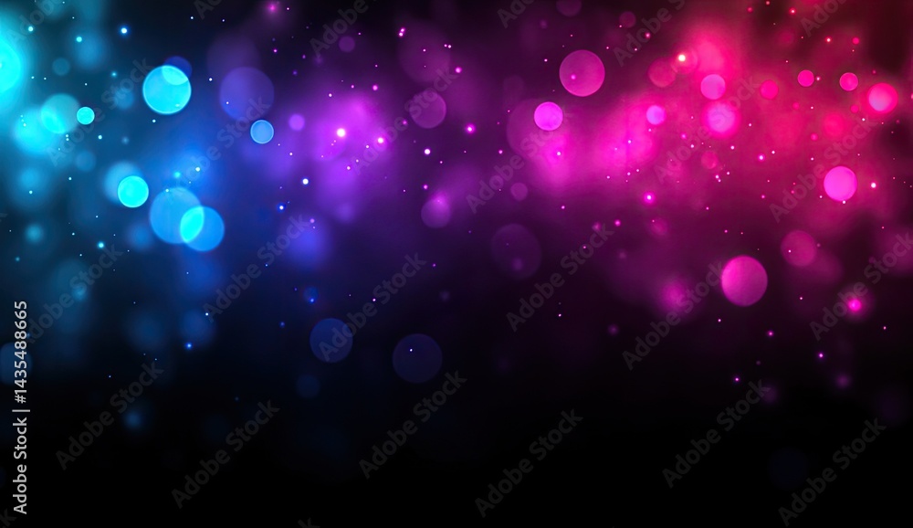 Abstract bokeh background with vibrant blue and pink lights Abstract bokeh background with vibrant blue and pink lights