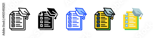 Program Icon Collection With Multiple Styles