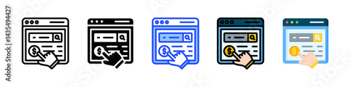 Ppc Icon Collection With Multiple Styles