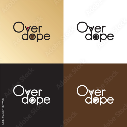 Overdope relax bar logo design