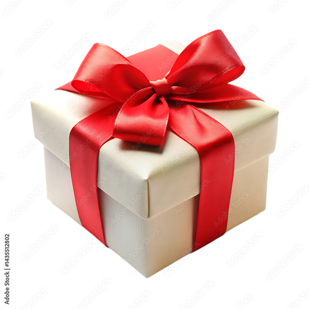 Obraz premium red gift box