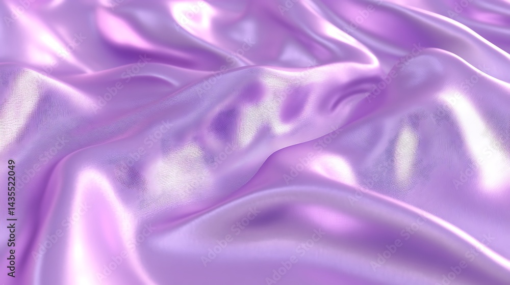 Obraz premium Lavender Silk Drape Texture.