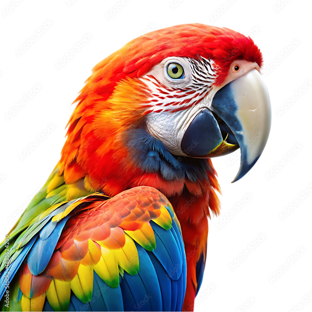 Fototapeta premium blue and yellow macaw