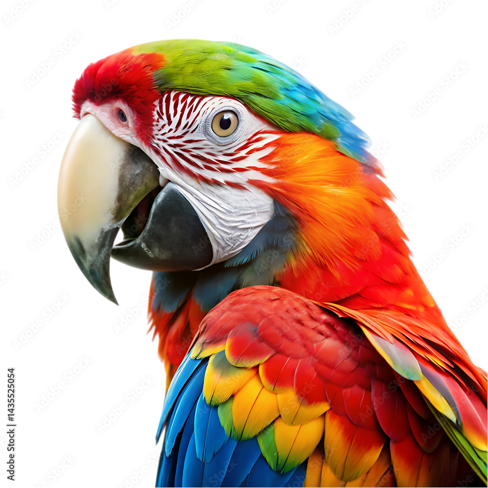 Fototapeta premium blue and yellow macaw