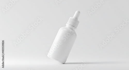 Wallpaper Mural Serum Bottle Mockup on White Background for Cosmetic or Medical Product Torontodigital.ca