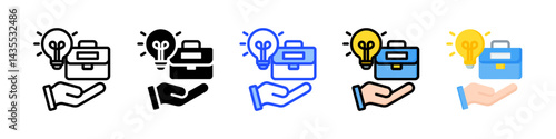Intrapreneurship Icon Collection With Multiple Styles